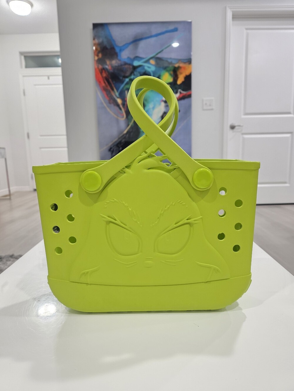 Viral Hobby Lobby Grinch Bogg Tote Bag Christmas Viral